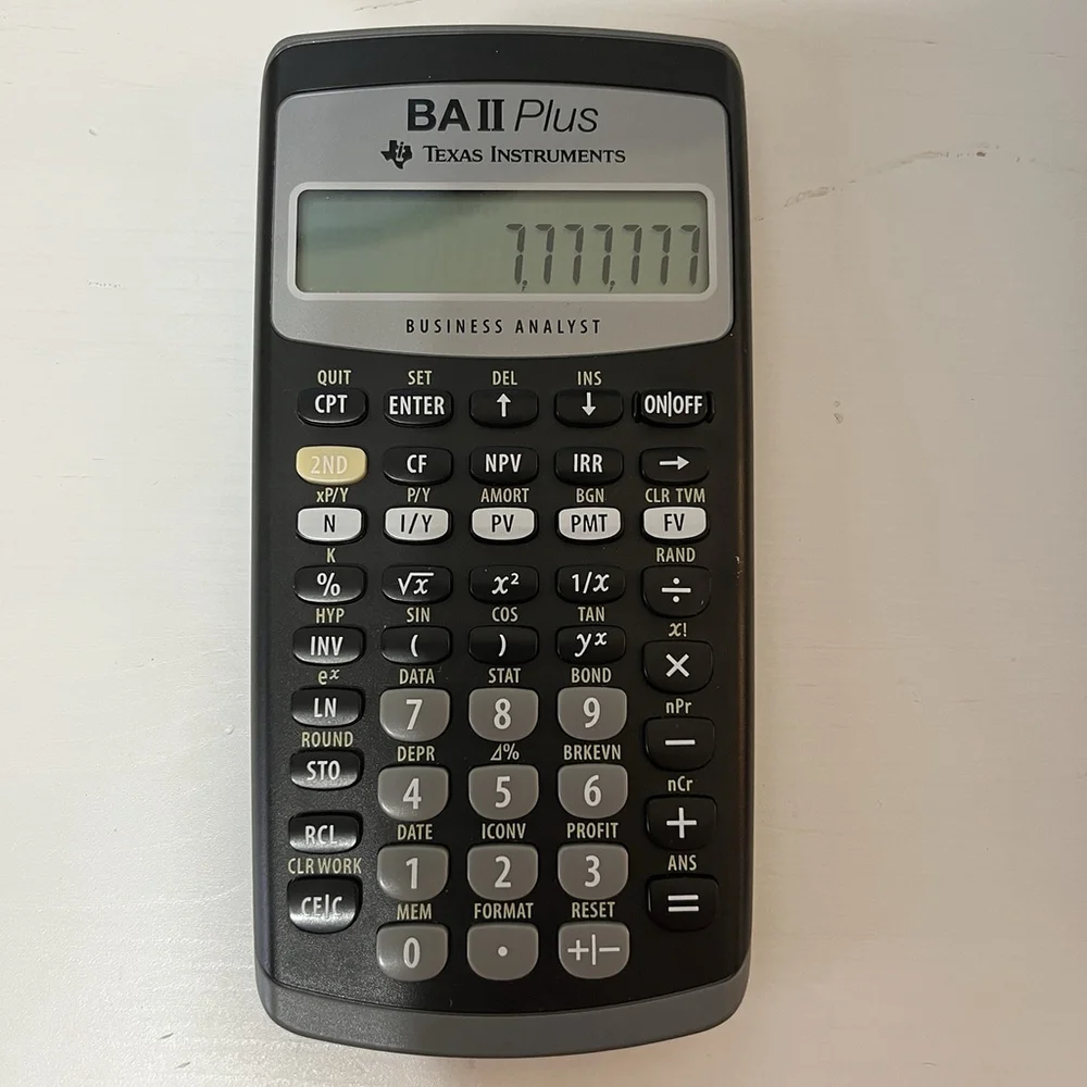 Texas Instruments BA II Plus Business Analyst Calculator - Picture 2 of 5